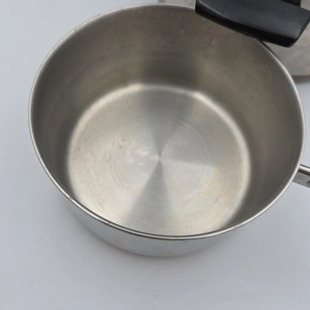 Revere Ware Copper Bottom 4 1/2 & 1.5 Quart Pots With No Lids
